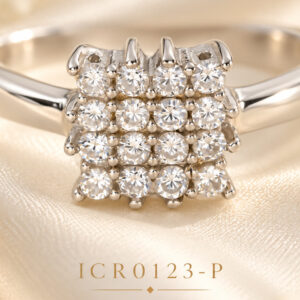 Inel din argint 925 cu pietre Square, ICR0123